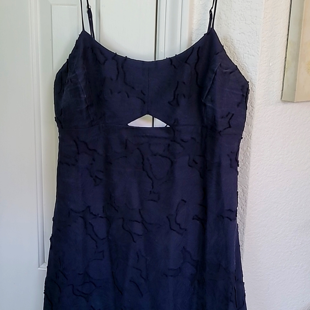 Banana Republic midi spaghetti straps dress